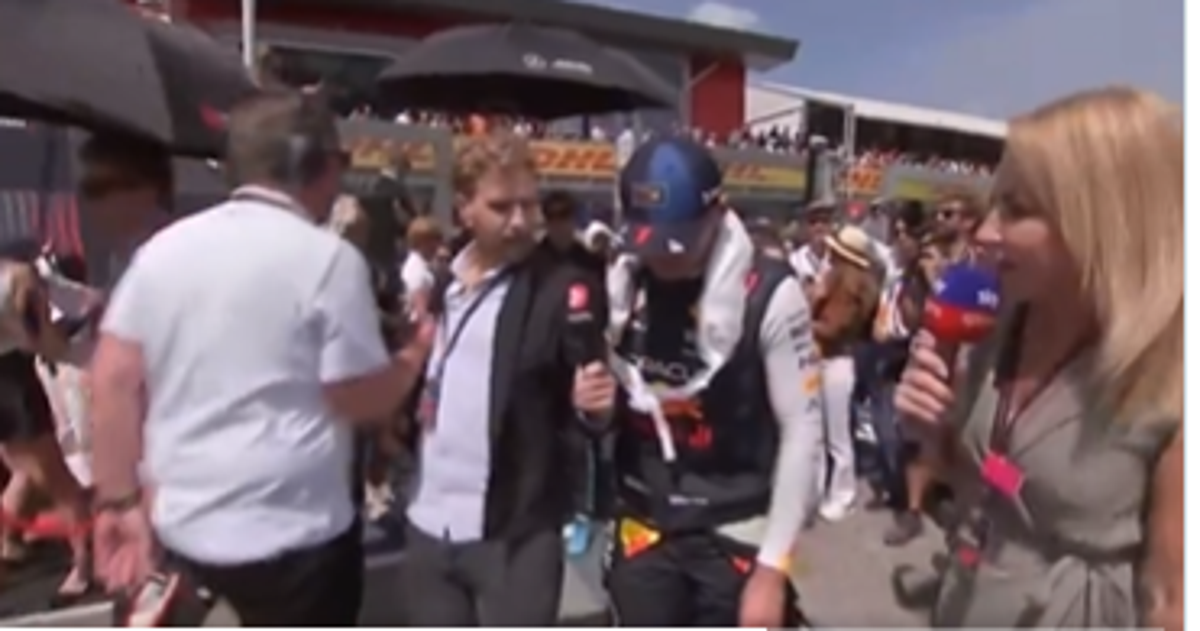 F1 reporter ‘manhandled’ off Imola grid by security while interviewing Max Verstappen
