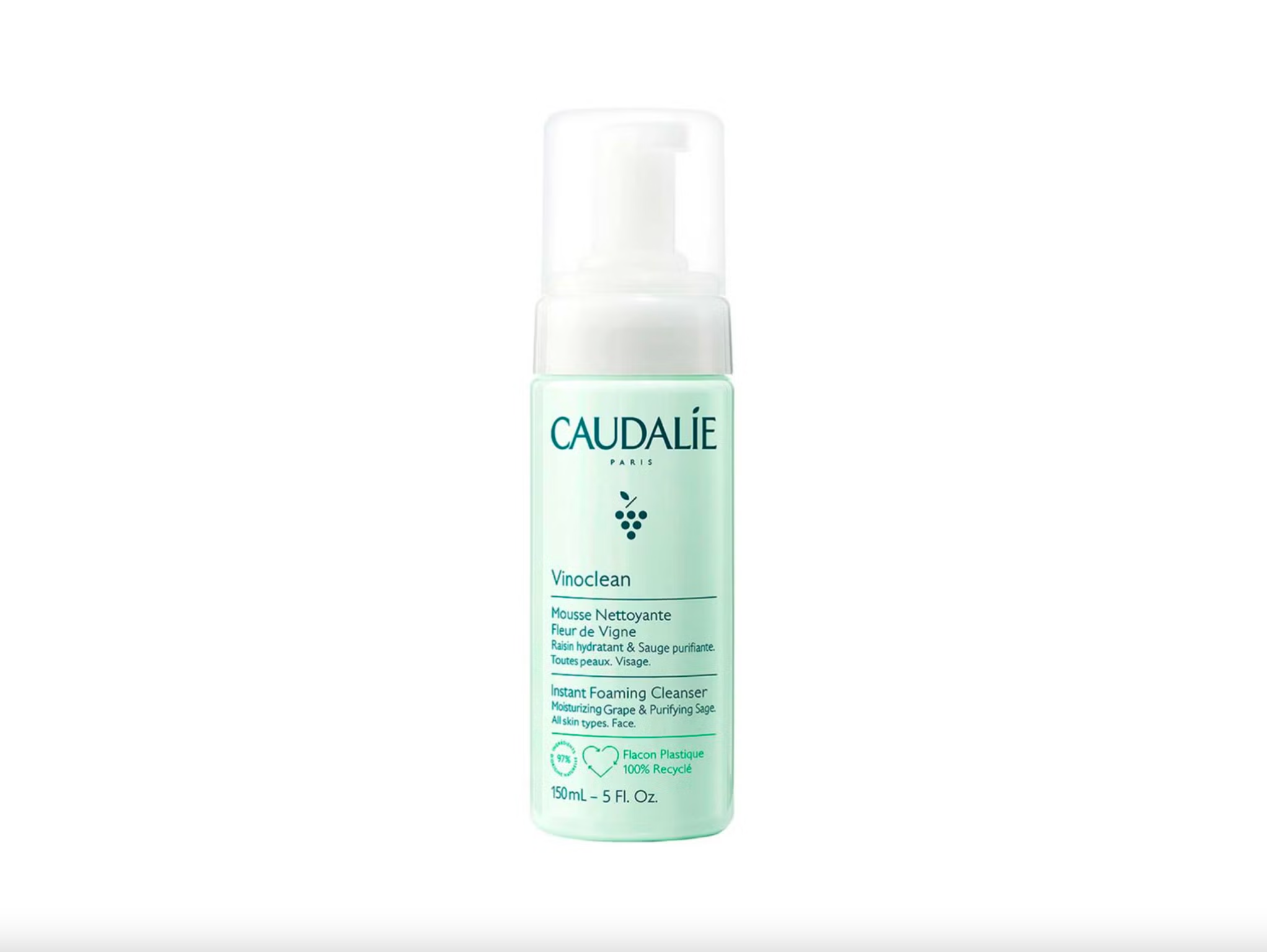 This foam cleanser is ideal for dry skin