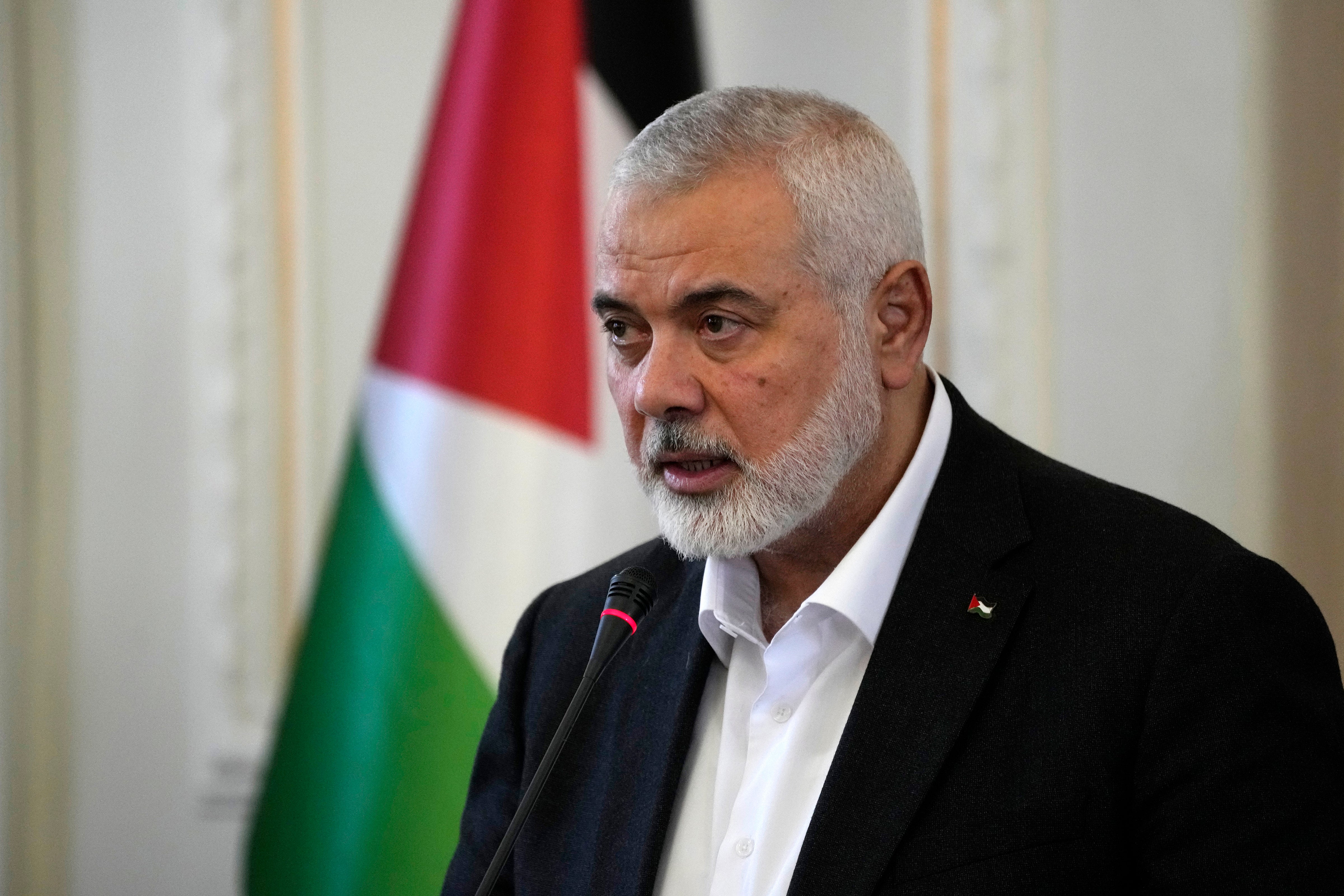The airstrike killed the sister of Hamas chief Ismail Haniyeh and dozens of other Palestinians