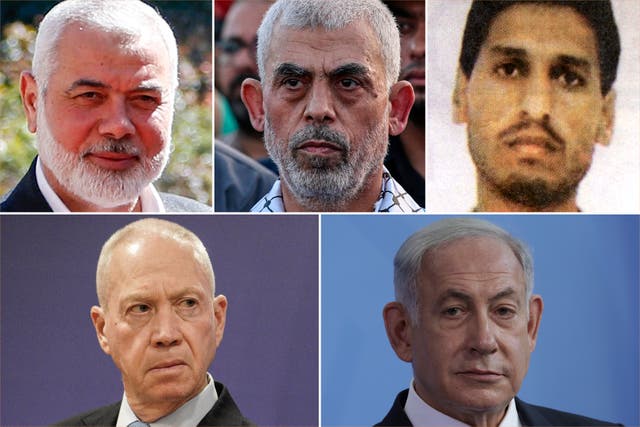 <p>The ICC has sought arrest warrants for Yoav Gallant, Benjamin Netanyahu, Ismail Haniyeh, Yahya Sinwar and Mohammed Deif</p>