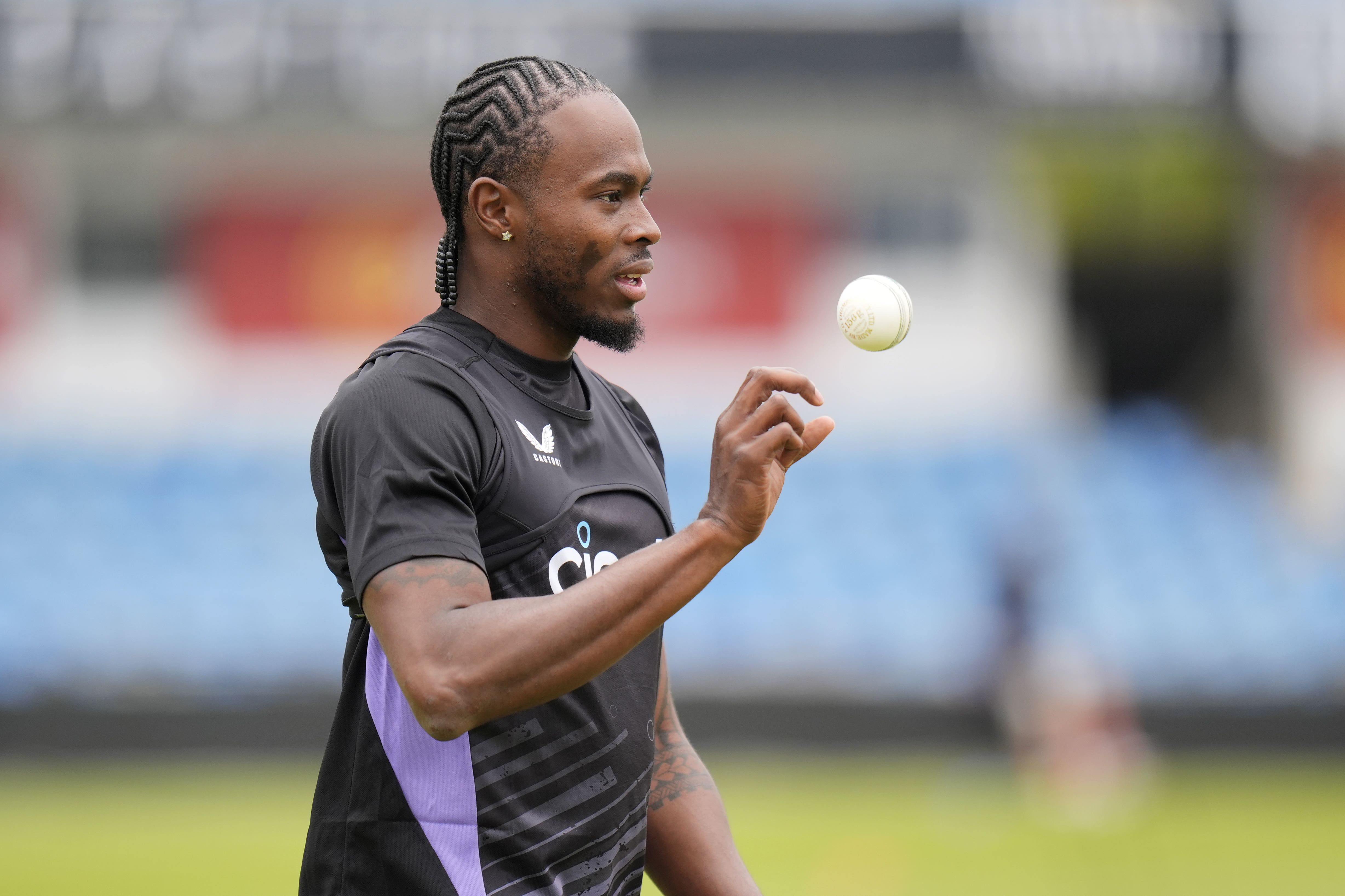 Jofra Archer was back in training with England at Headingley (Danny Lawson/PA)