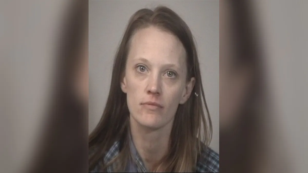 Candyce Leigh Carter, 35, was arrested on child endangerment and drug charges