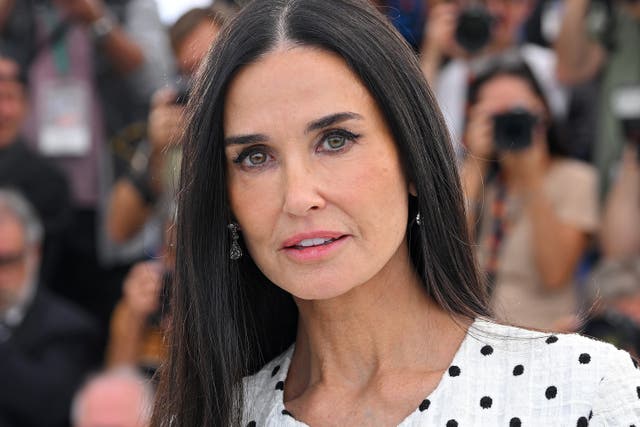 <p>Demi Moore attends a photocall for her new film ‘The Substance’ at the Cannes Film Festival</p>