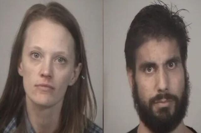 <p>Husband and wife were arrested after they appeared to be on drugs on elementary school property </p>