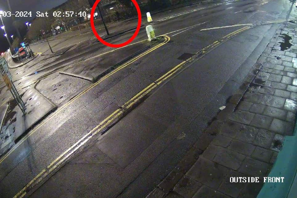 A possible sighting of Mr O’Sullivan in Bristol during the early hours of March 2