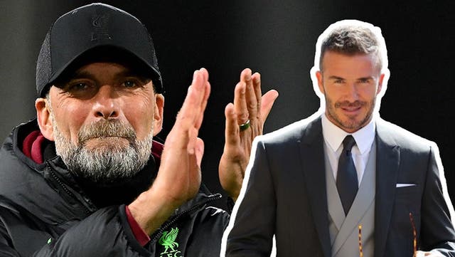 <p>David Beckham makes MLS Jurgen Klopp admission: ‘My mates are going to kill me’.</p>