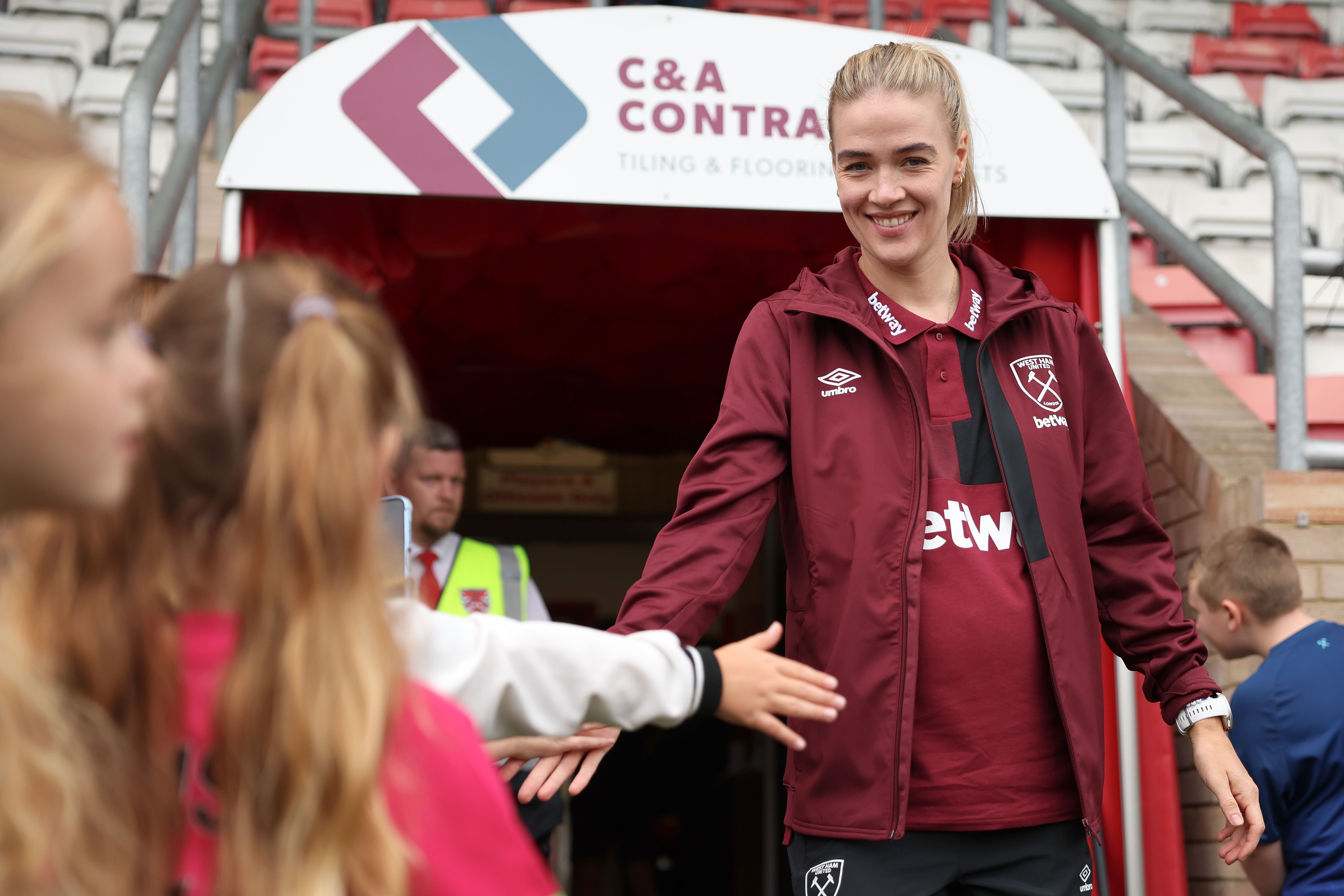 Dagny Brynjarsdottir has signed a one-year extension with West Ham (George Tewkesbury/PA)