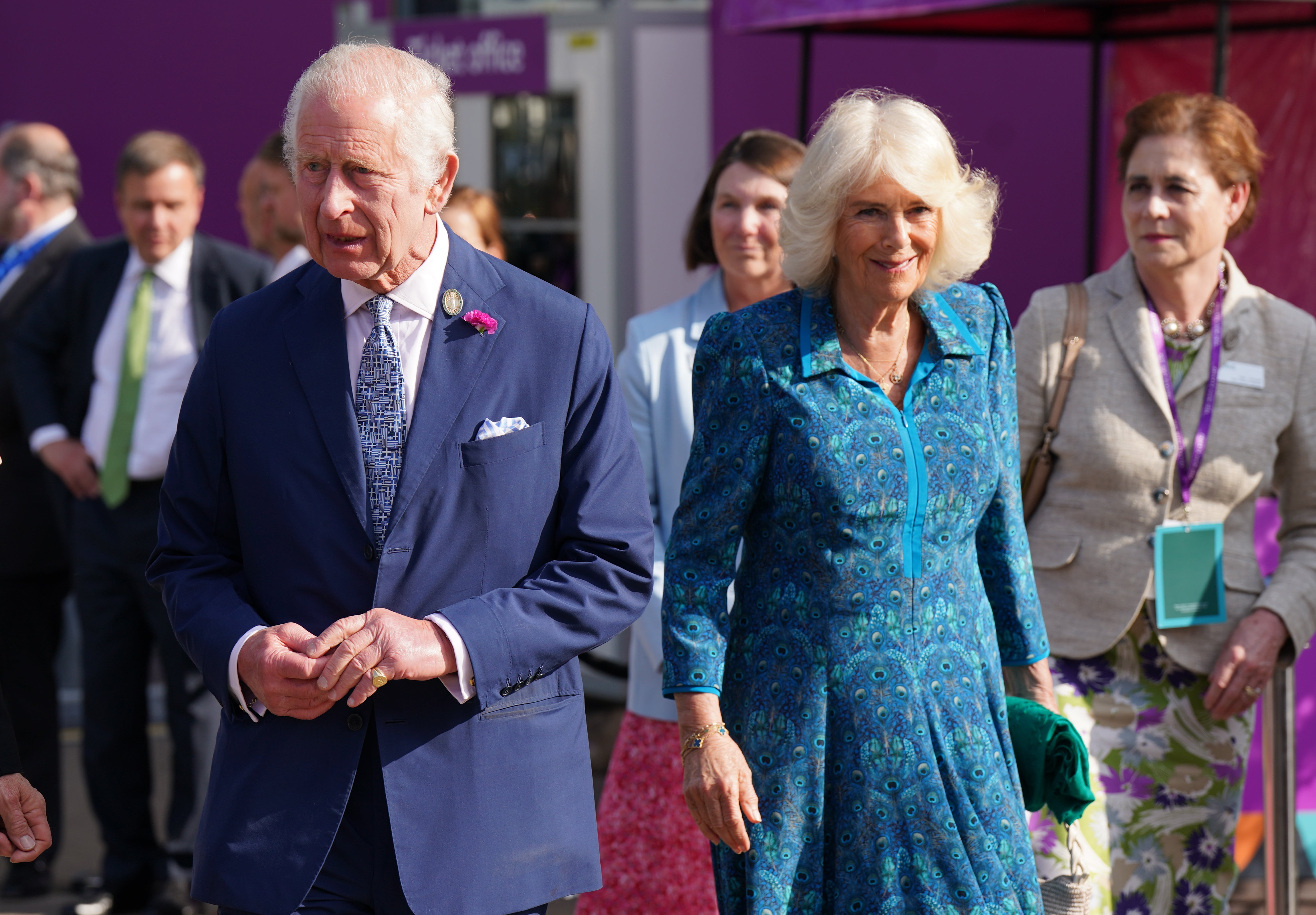 The King and Queen were given new nicknames at the Chelsea Flower Show