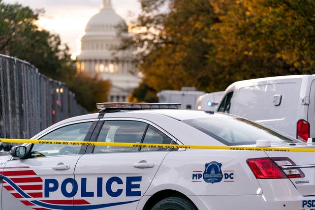 <p>An off-duty police officer in Washington D.C. was injured Monday, May 20, 2024, when a suspect opened fire as the officer was driving in to work. The injured officer was not in uniform and was driving his personal vehicle. Police later arrested two men after a vehicle pursuit that ended when their car crashed in neighboring Maryland</p>