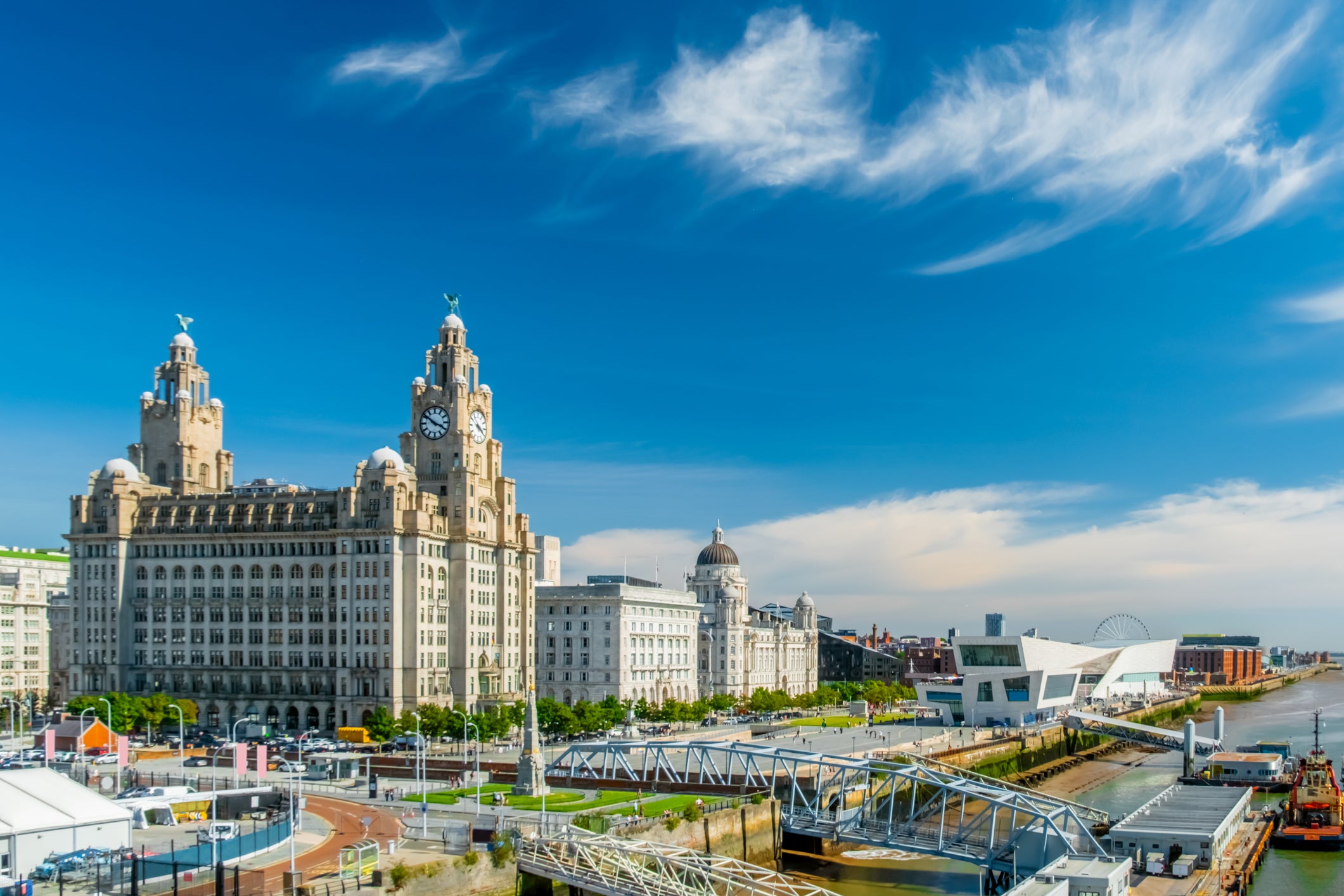 Liverpool received an overall city rating of 84 per cent
