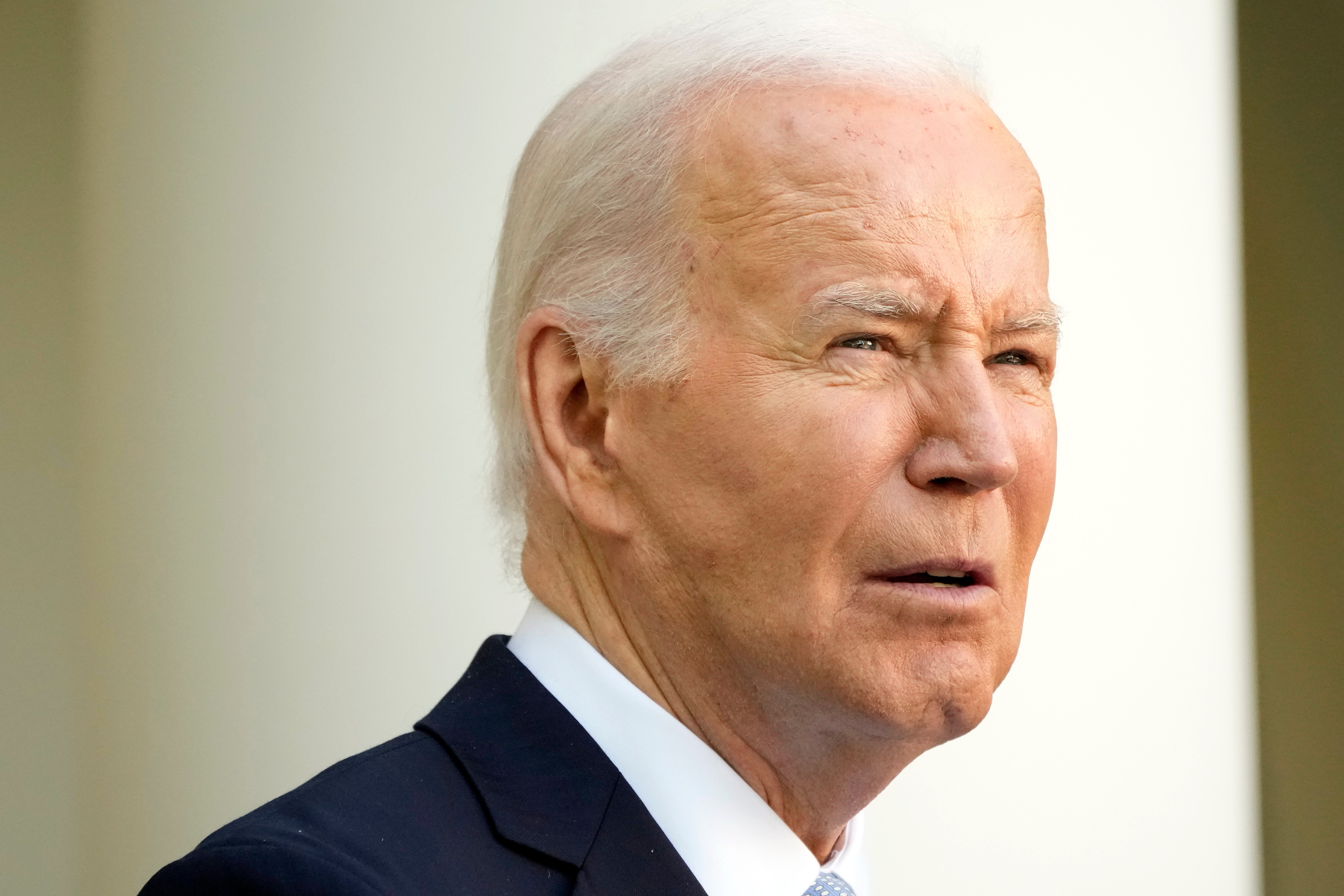 President Joe Biden, pictured in May 2024. He has blamed burn pits for the brain cancer that killed his son Beau, who served in Iraq