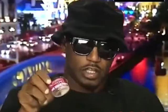 <p>Cam’ron drank a libido-boosting shot in the middle of the interview </p>