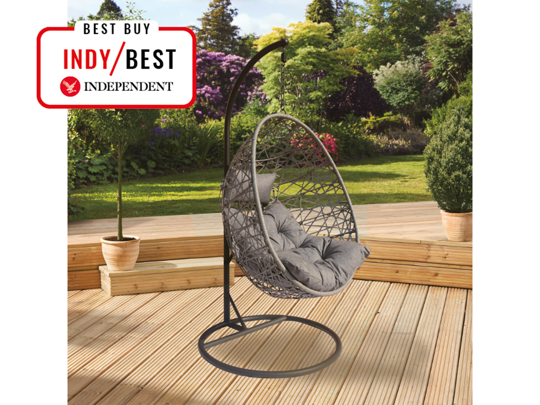 Fishpools Martinique hanging egg chair 
