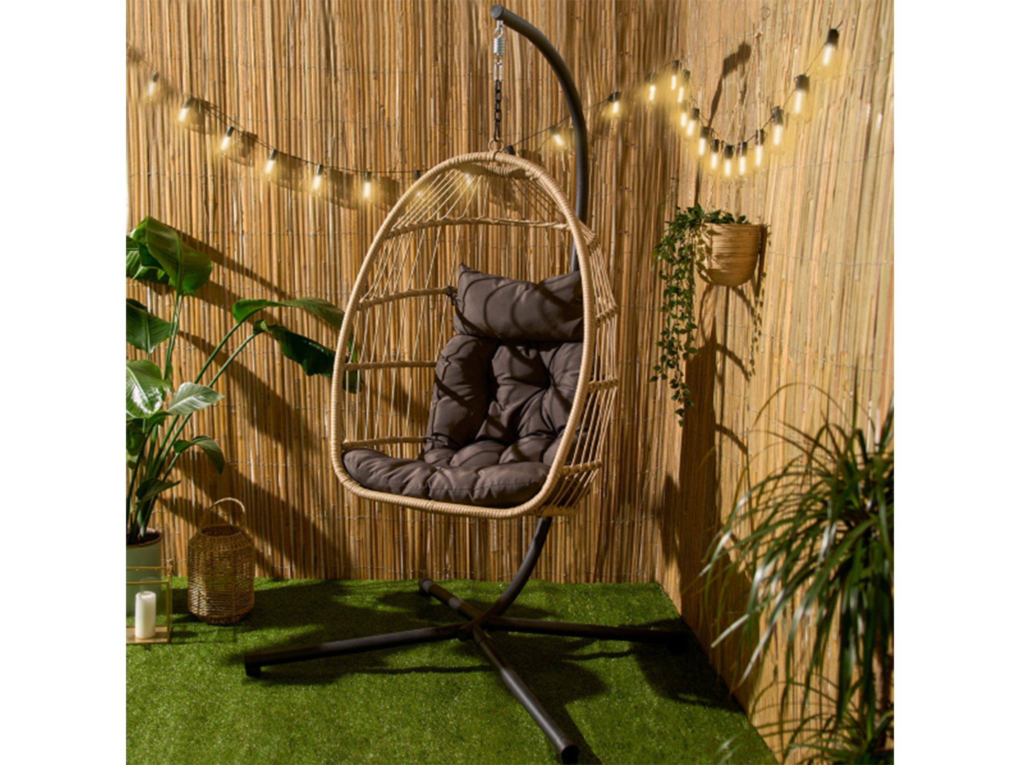 OHS foldable hanging egg chair 