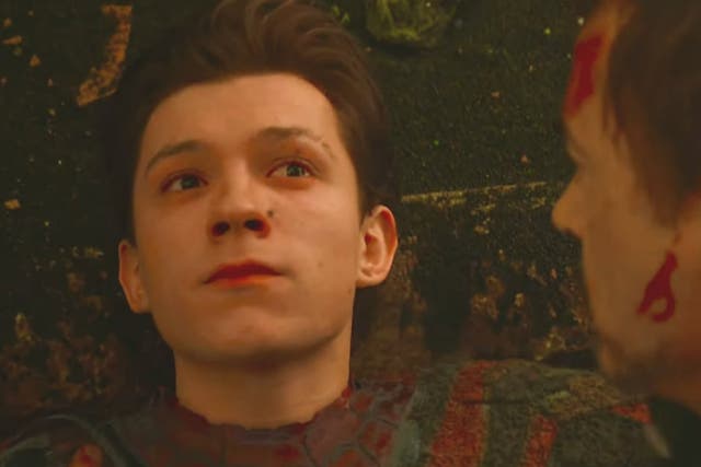 <p>Tom Holland in ‘Avengers: Infinity War'</p>