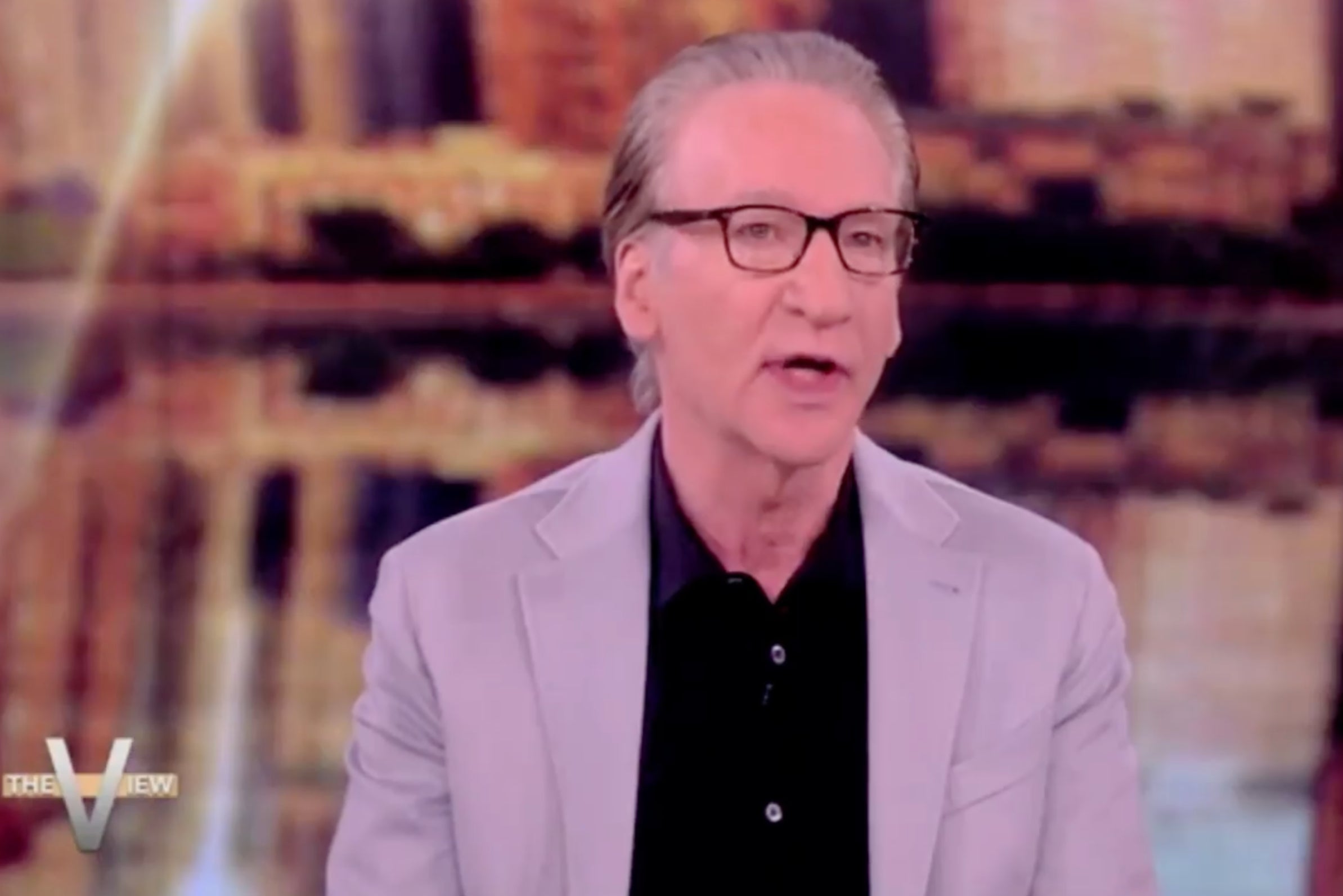 bill maher, the view, israel, hamas, bill maher joke about antisemitism met with silence on the view: ‘too dark!’