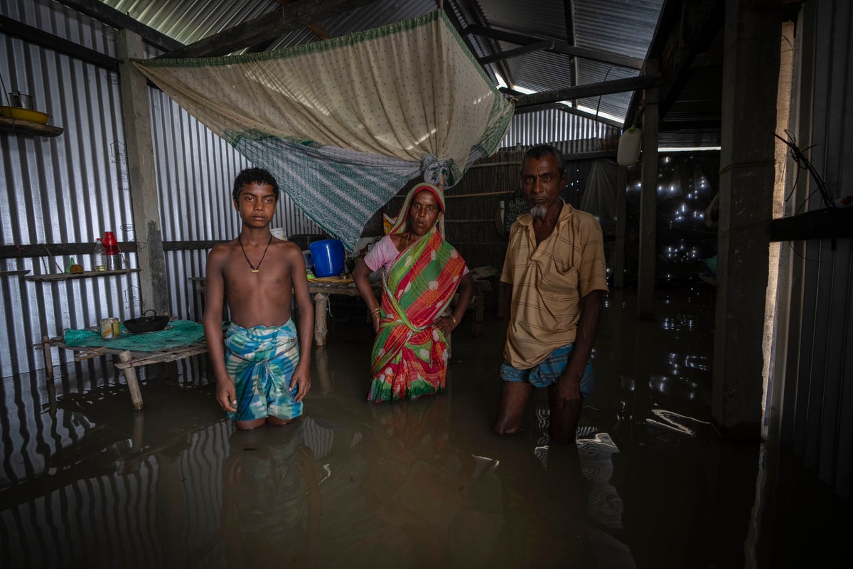 Resigned to a fate of constant displacement, India’s river islanders return home in between floods