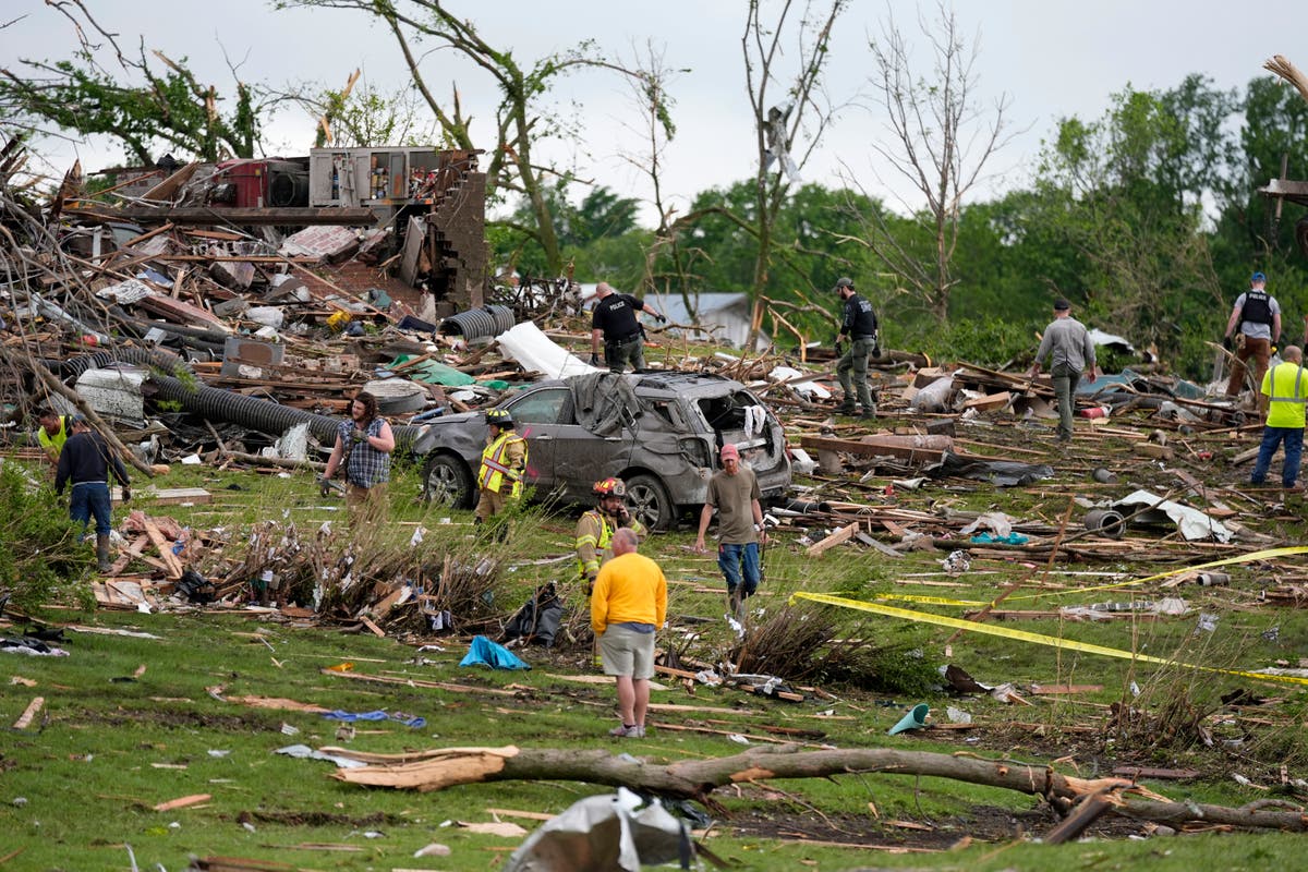 Tornado kills multiple people in Iowa as powerful storms again tear ...