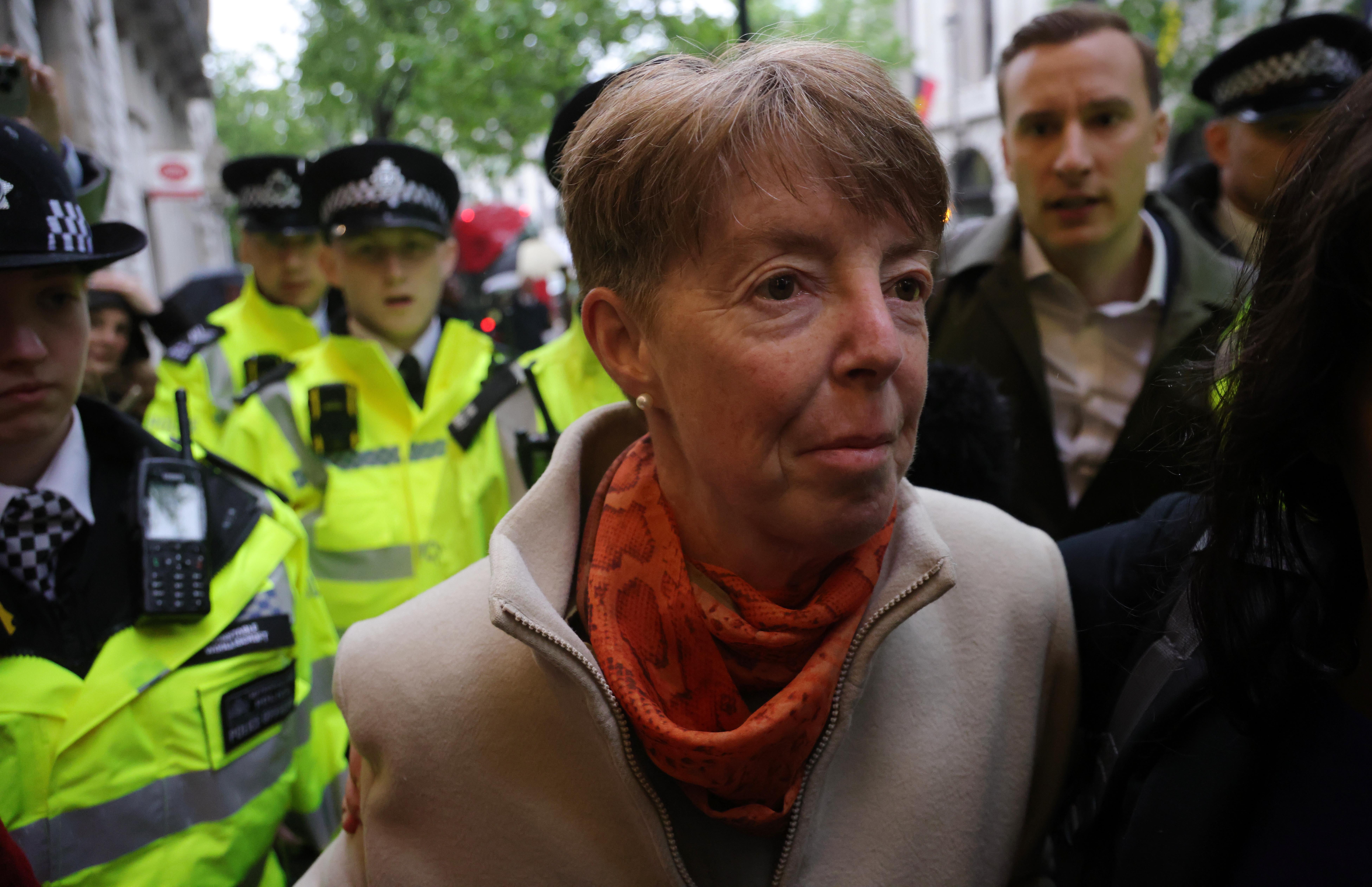 Former Post Office chief executive Paula Vennells arriving at the Horizon inquiry