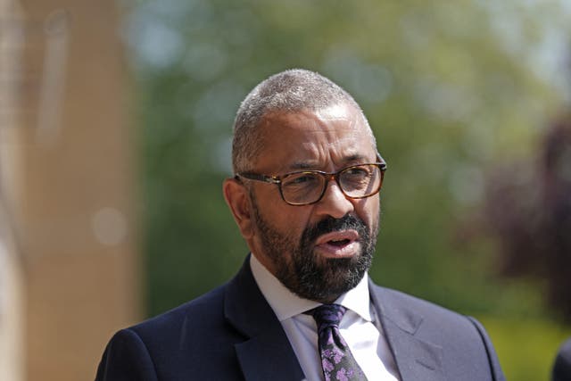 James Cleverly hailed the latest provisional data on student and foreign care worker visa applications (PA)