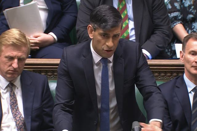 Rishi Sunak said he is sympathetic towards the idea of establishing a duty of candour (House of Commons/PA)