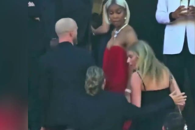 <p>Watch: Kelly Rowland appears to scold security guard on red carpet at Cannes Film Festival.</p>