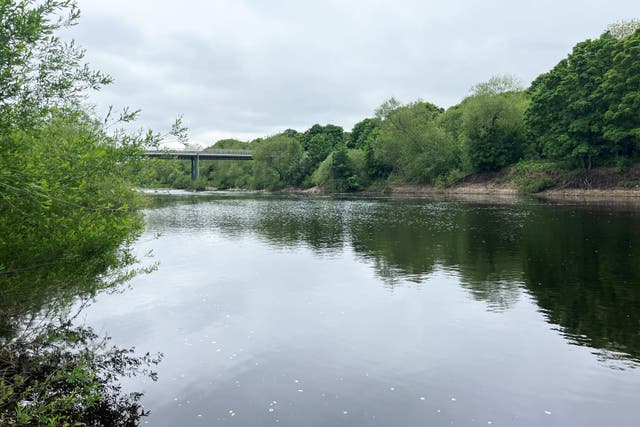 A stretch of the River Tyne at Ovingham, Northumberland (Tom Wilkinson/PA)