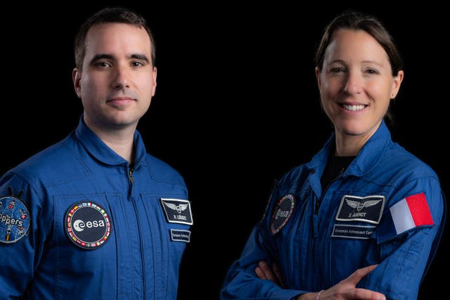 Two newly-graduated European Space Agency astronauts have been assigned their first missions to the International Space Station (A Conigli/ESA/PA)