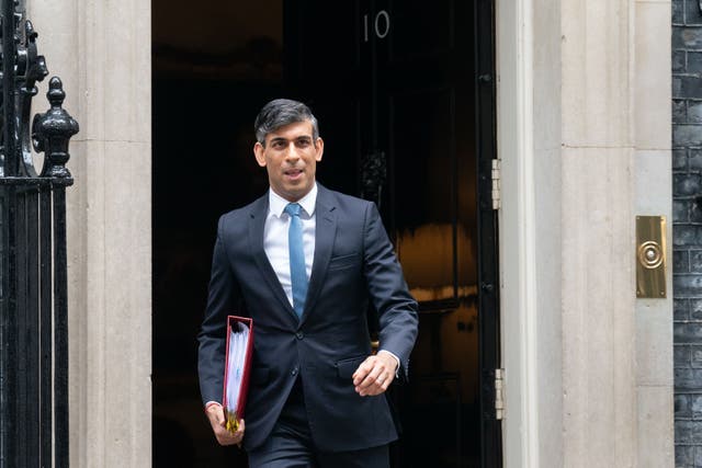 <p>Prime Minister Rishi Sunak (Stefan Rousseau/PA)</p>