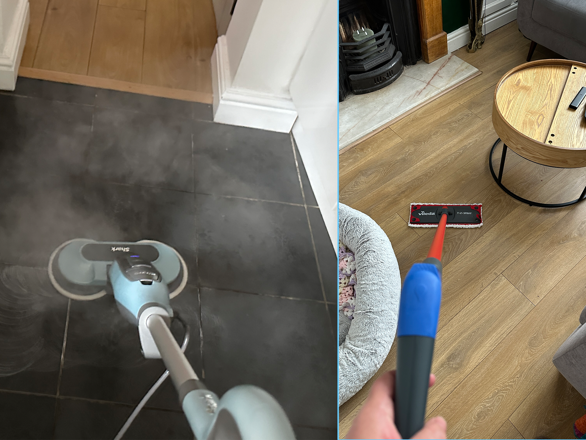 We took each of the mops for a spin on a range of flooring types