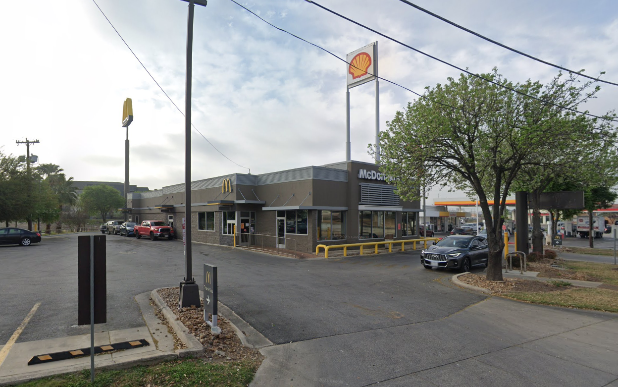The shooting occured at this McDonald’s in Lone Star, San Antonio, Texas