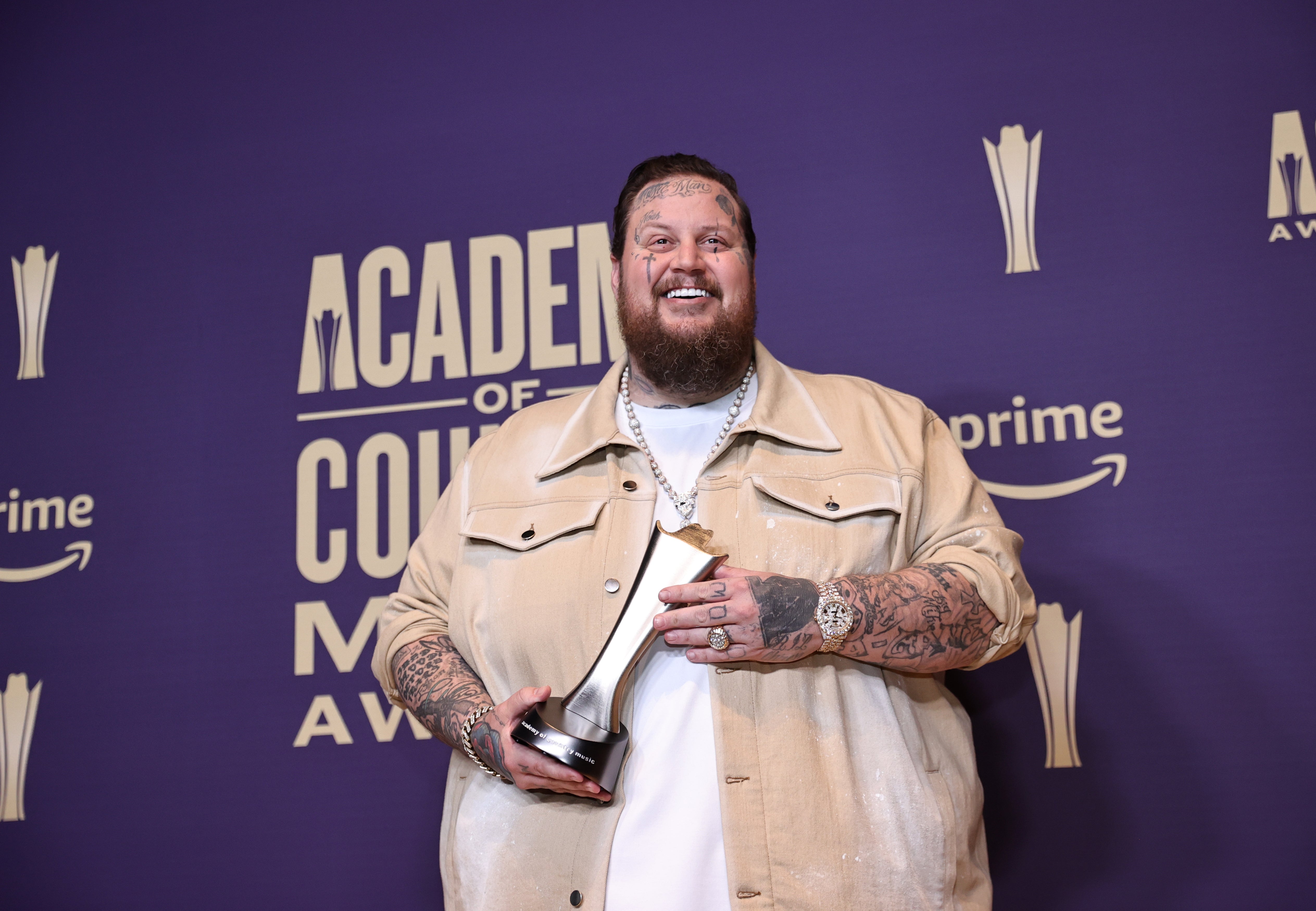 Jelly Roll at the 59th Academy of Country Music Awards on 16 May