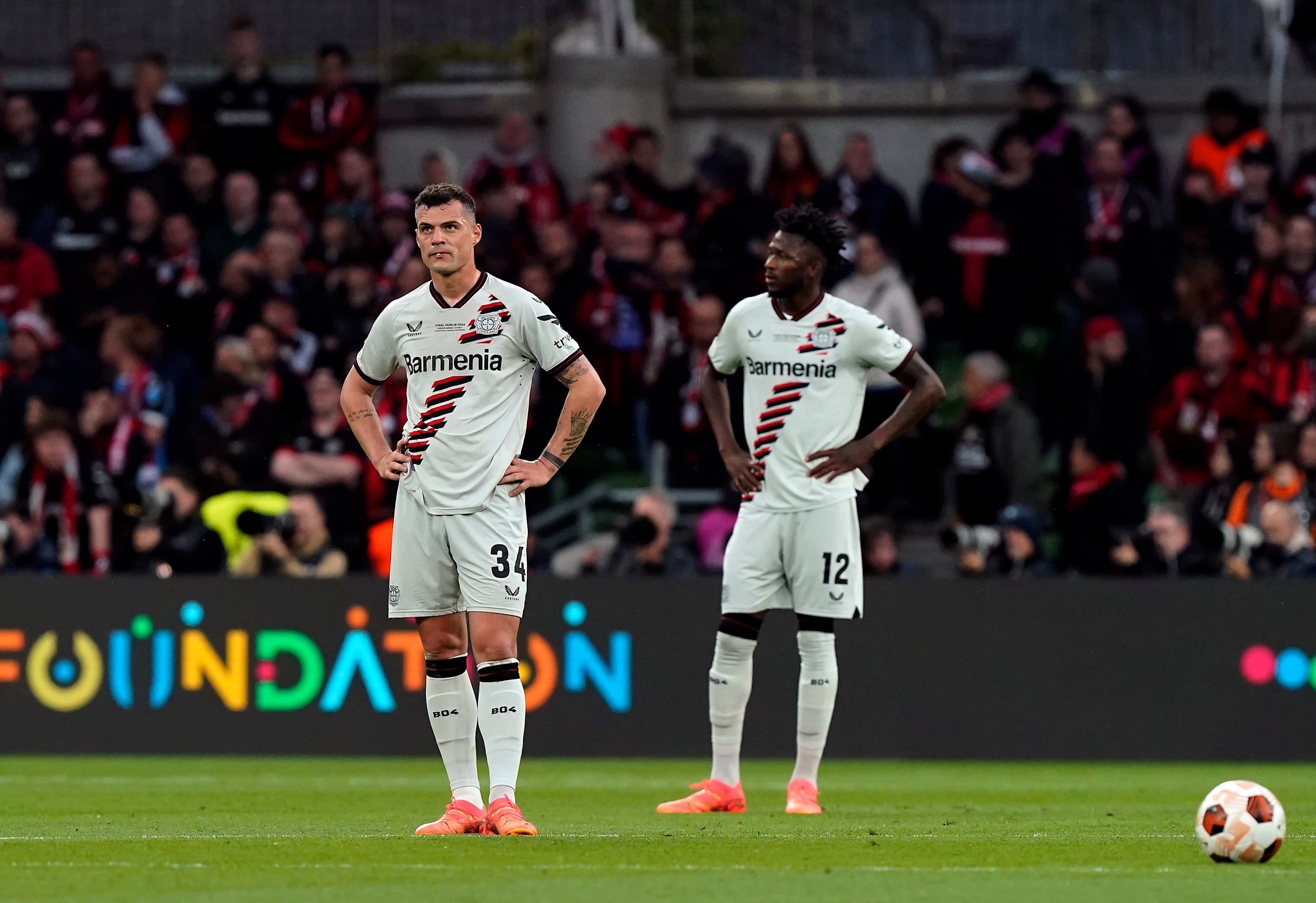 Atalanta’s intense pressing nullified Granit Xhaka’s impact for Bayer Leverkusen