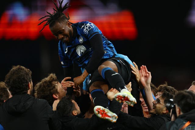 <p>Ademola Lookman starred as Atalanta won the Europa League</p>