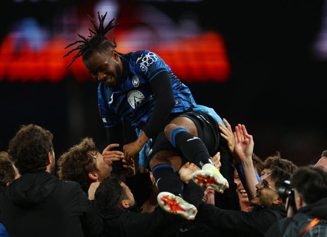 <p>Ademola Lookman starred as Atalanta won the Europa League</p>