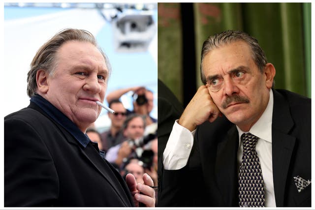 <p>Gérard Depardieu and photographer Rino Barillari, known as the ‘King of Paparazzi’</p>