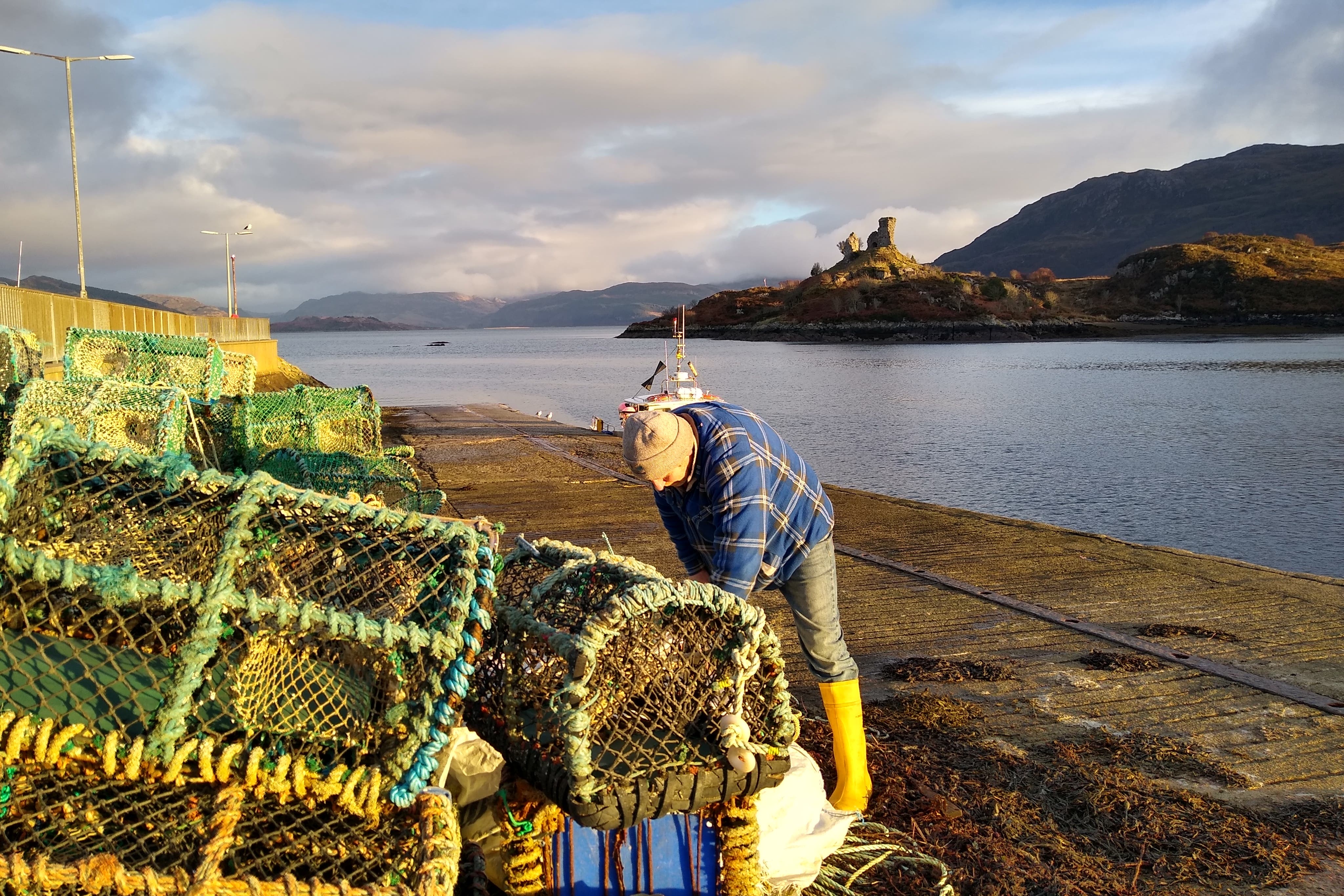 The fishing crews involved in the trial reported back on the new rope (Whale and Dolphin Conservation/PA)