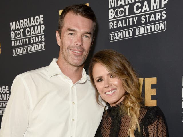 <p>Ryan Sutter and Trista Sutter attend WE tv Celebrates The 100th Episode Of The “Marriage Boot Camp” Reality Stars Franchise And The Premiere Of “Marriage Boot Camp Family Edition” at SkyBar at the Mondrian Los Angeles on 10 October 2019 in West Hollywood, California </p>