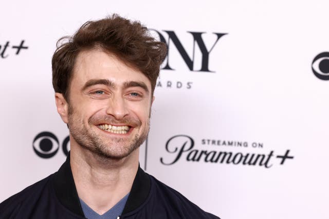 <p>Daniel Radcliffe attends the 77th Annual Tony Awards Meet The Nominees Press Event</p>