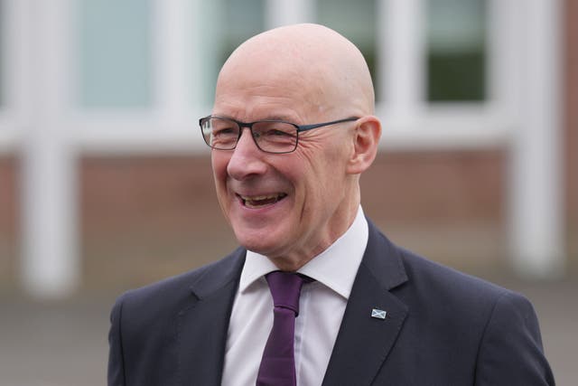 First Minister John Swinney said the SNP is ‘ready to go’ for the July 4 General Election. (Andrew Milligan/PA)