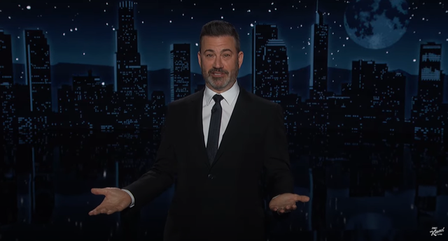 <p>Kimmel reacts to the irony over Republicans being outraged by operation order wording </p>