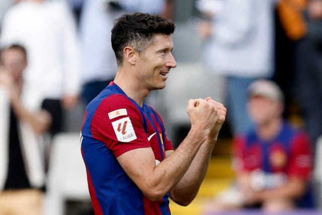 <p>Robert Lewandowski has revealed his Barcelona future </p>