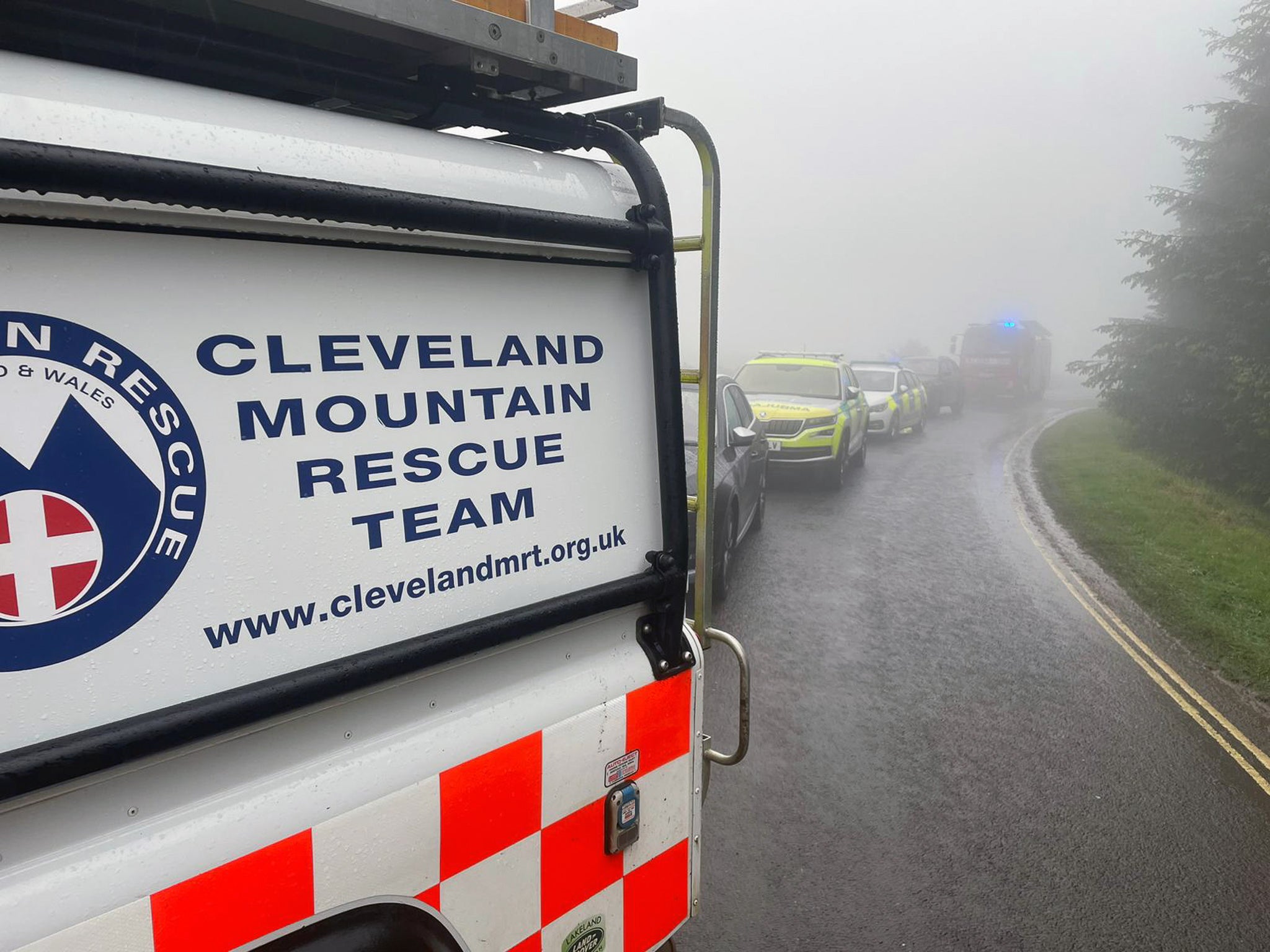 Cleveland Mountain Rescue Team (MRT) volunteers were called in the early afternoon to reports of a mudslide