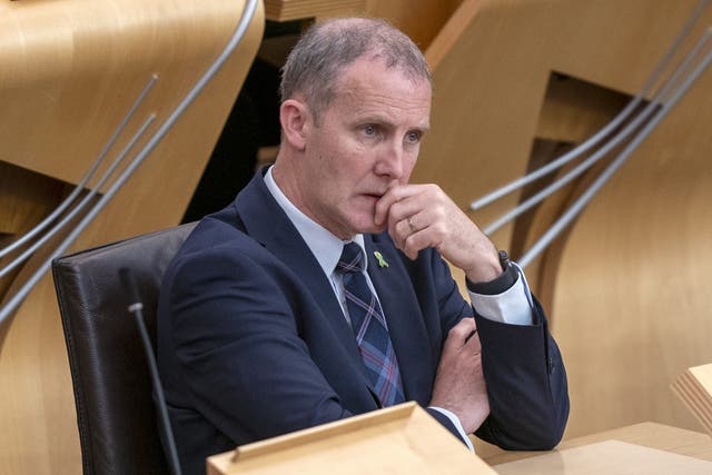 <p>Former health secretary Michael Matheson was found to have breached the MSP code of conduct (Jane Barlow/PA)</p>