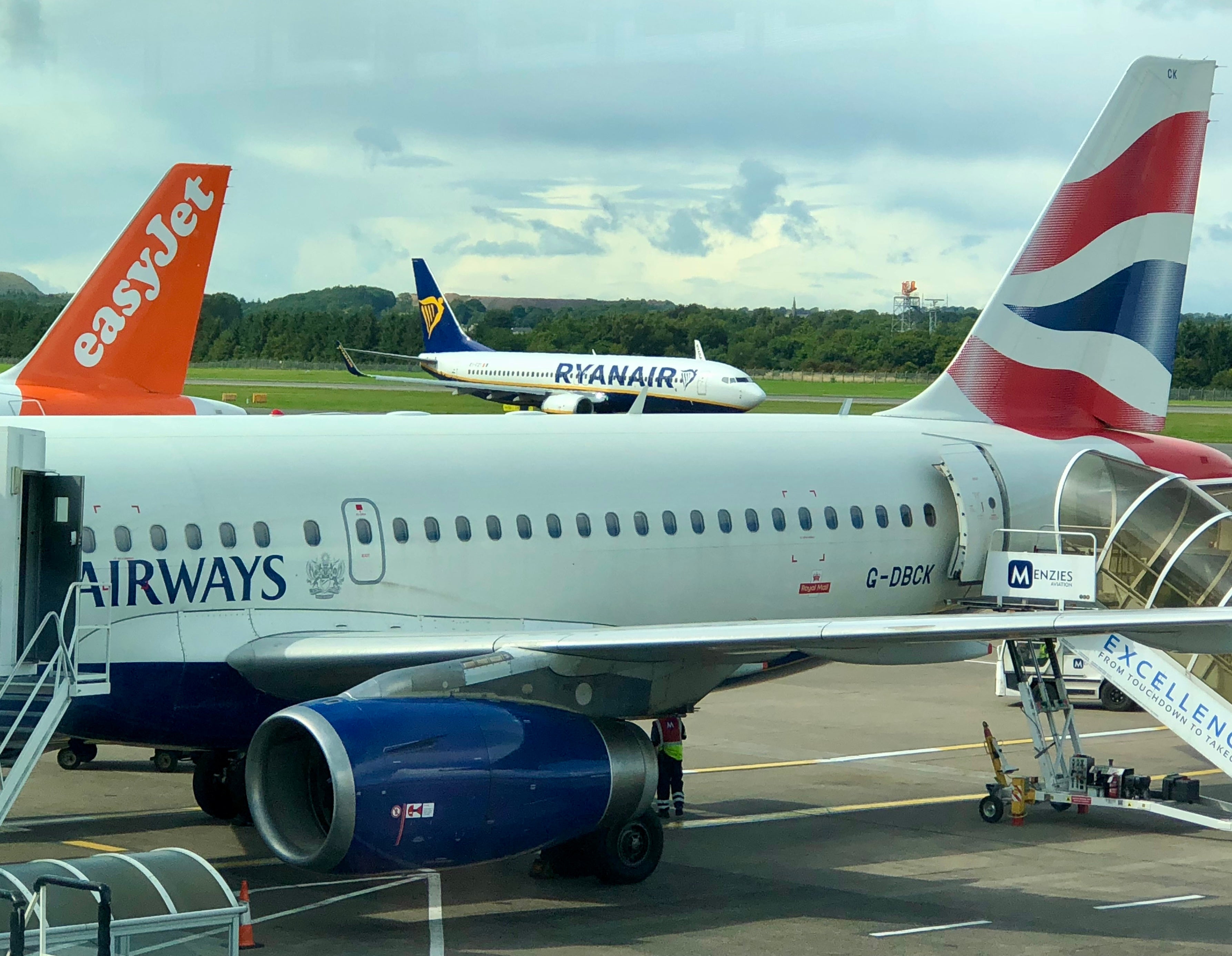 Got to get away? British Airways, easyJet and Ryanair at Edinburgh airport