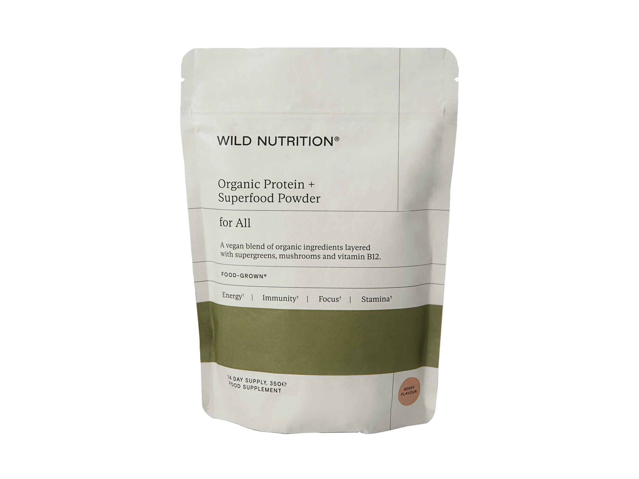 Wild Nutrition food-grown organic protein + superfood powde