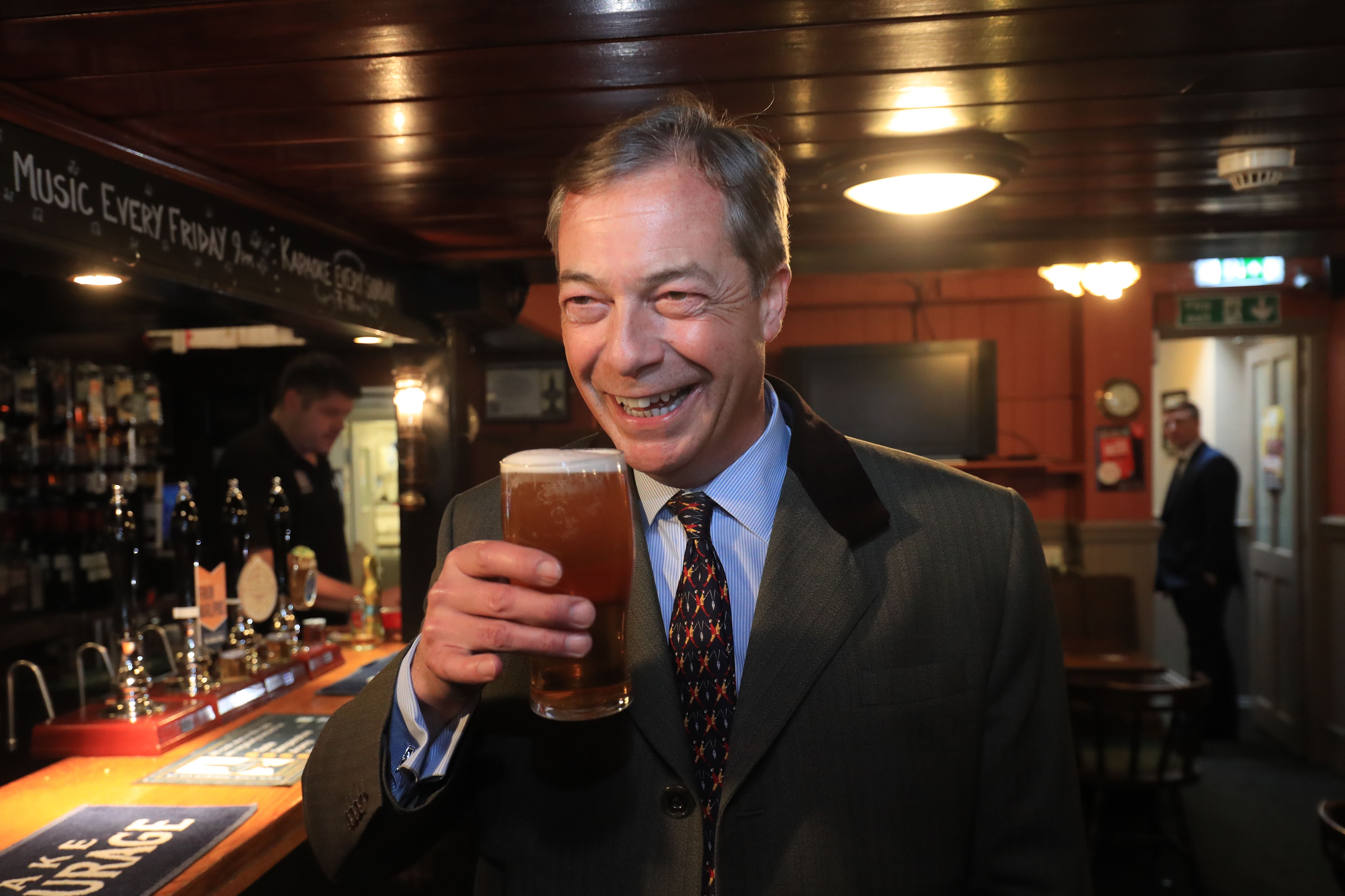 Nigel Farage said he was ‘absolutely’ planning to stand as a candidate in the general election