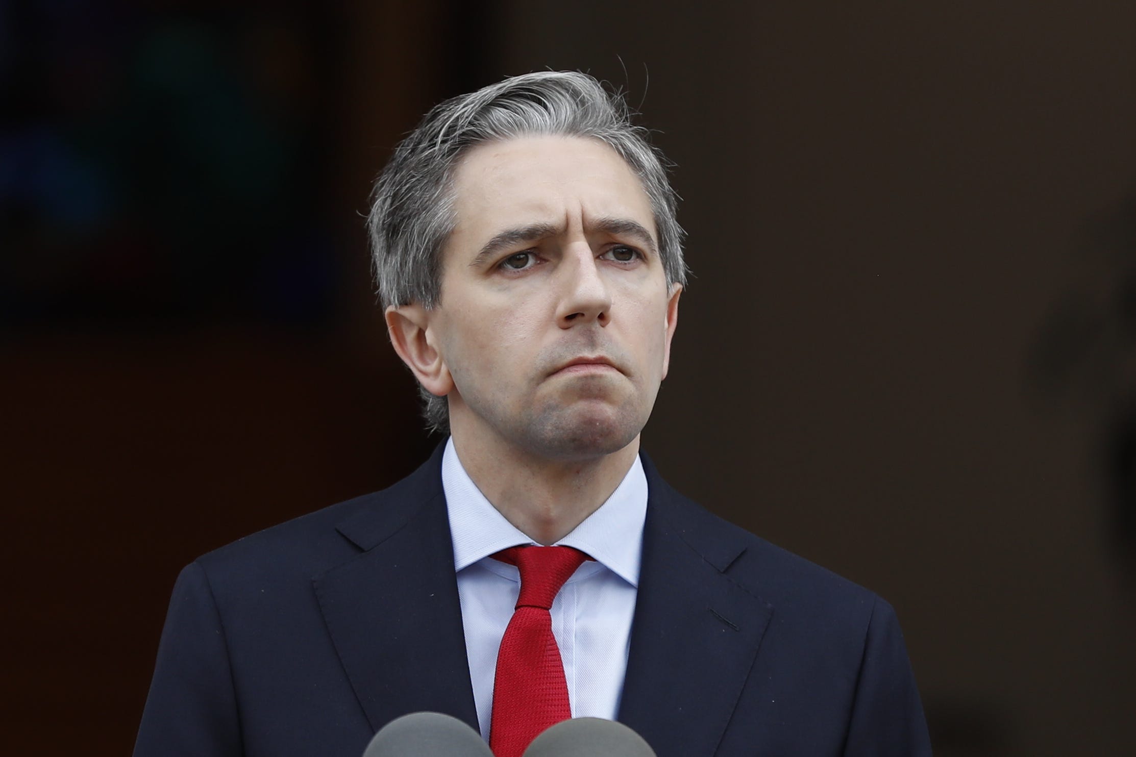 Taoiseach Simon Harris said the decision is part of efforts ‘to try and create momentum towards a peace process’ (PA)