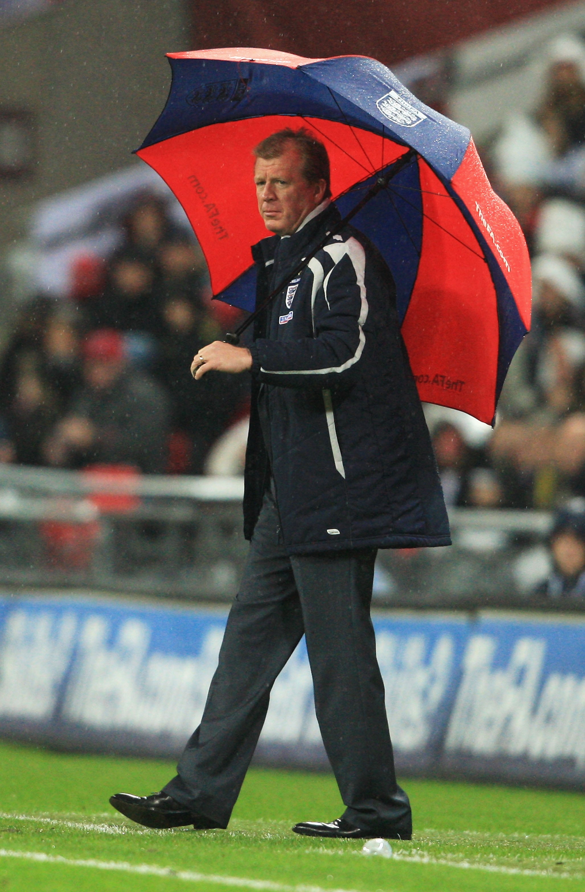 Who knew an umbrella could bring so much ridicule? Steve McClaren certaintly didn’t know