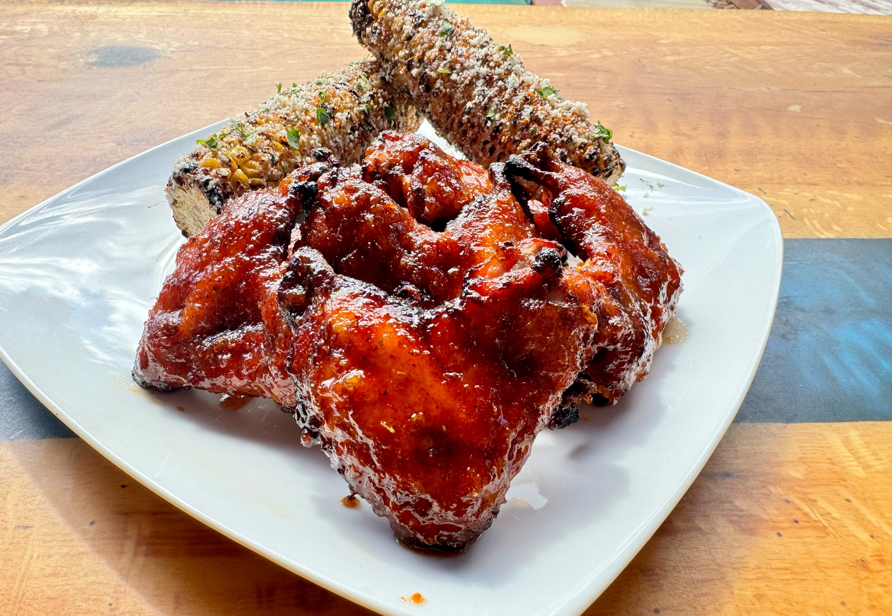 The O’Guins specialize in chicken wings, which make for an easy intro for backyard grillers looking to experiment with smoking this Memorial Weekend